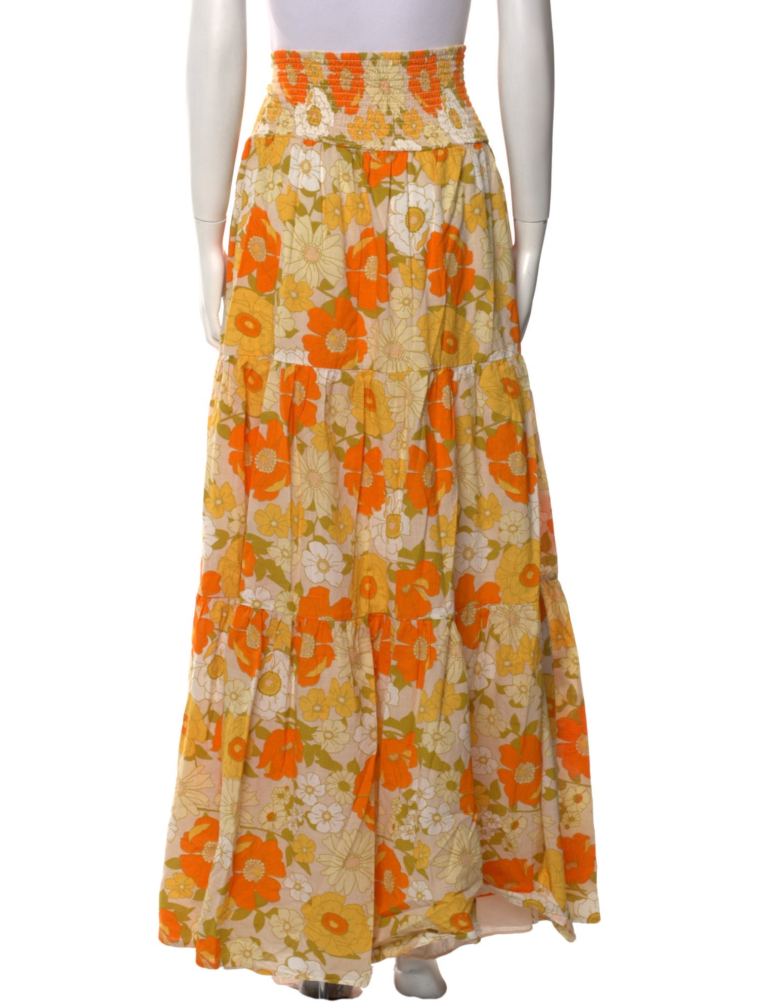 MILLE Floral Print Midi Length Dress